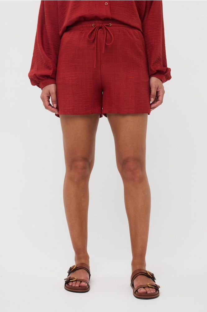 SHORT FAMKE HSS2527 109 STONE RED